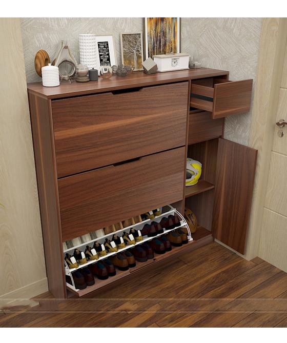 Tủ giày dép 59.3 - Gỗ MDF - Kích thước (D) 1100 x (R) 300 x (C) 1100mm Tủ giày dép 59.3 - Gỗ MDF - Kích thước (D) 1100 x (R) 300 x (C) 1100mm